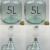 4 x SET 5L Flasche + Stopfen + Gärröhrchen Weinballon Gärballon Glasflasche Gärbehälter - 1