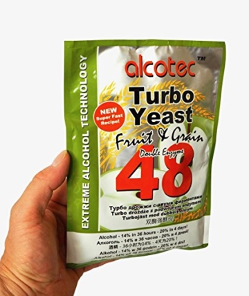 ALCOTEC Turbohefe 48H ❁ Spezial Frucht & Korn ❁ 14% in 36 Stunden ❁ 20% in 4 Tagen - 1