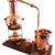 Dr. Richter® Destille 0,5 Liter Modell "Kalif" mit Aromakorb und Spiritusbrenner (Aktuelles Modell; Premiumedition mit Gestell, Spiritusbrenner, Aromakorb und zusätzlichem Destillatauffangbecher). Ideal für die Herstellung von Schnäpsen, Geisten und ätherischen Ölen (Hydrolate) - 1