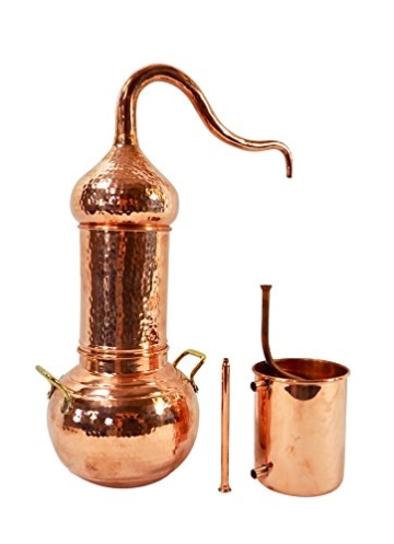 Copper Garden Destille Essence 2 Liter mit Kolonne ❁ Legal in DE, at, IT, CH ❁ Heimbrennerei für Hydrolate und ätherische Öle - 6