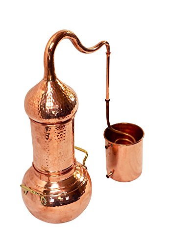 Copper Garden Destille Essence 2 Liter mit Kolonne ❁ Legal in DE, at, IT, CH ❁ Heimbrennerei für Hydrolate und ätherische Öle - 9