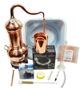 Copper Garden Destille Essence Plus ❁ 2 Liter Kolonnenbrennerei ❁ Legal in DE, at, CH ❁Sorgenfrei Vollausstattung für Neueinsteiger - 1