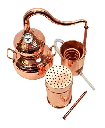Copper Garden Destille Essence Plus ❁ 2 Liter Kolonnenbrennerei ❁ Legal in DE, at, CH ❁Sorgenfrei Vollausstattung für Neueinsteiger - 3