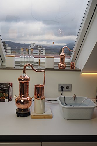 Copper Garden Destille Essence Plus ❁ 2 Liter Kolonnenbrennerei ❁ Legal in DE, at, CH ❁Sorgenfrei Vollausstattung für Neueinsteiger - 8