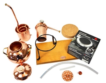 'CopperGarden' Destillieranlage Arabia 2 Liter ❁ Elektrisch 500 Watt ❁ Mit Aromasieb ❁ neues Model 2018 ❁ jetzt meldefrei und legal in DE, AT, CH - 3