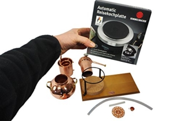 'CopperGarden' Destillieranlage Arabia 2 Liter ❁ Elektrisch 500 Watt ❁ Mit Aromasieb ❁ neues Model 2018 ❁ jetzt meldefrei und legal in DE, AT, CH - 6
