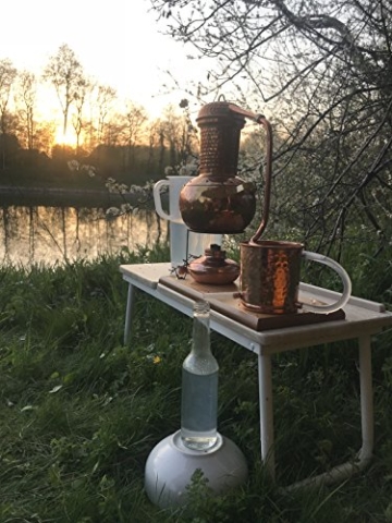 'CopperGarden' Destillieranlage Arabia 2 Liter ❁ Elektrisch 500 Watt ❁ Mit Aromasieb ❁ neues Model 2018 ❁ jetzt meldefrei und legal in DE, AT, CH - 7