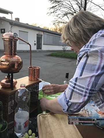 'CopperGarden' Destillieranlage Arabia 2 Liter ❁ Elektrisch 500 Watt ❁ Mit Aromasieb ❁ neues Model 2018 ❁ jetzt meldefrei und legal in DE, AT, CH - 9