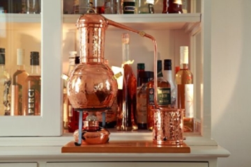 'CopperGarden' Tischdestille Arabia 2 Liter ❁ mit Spiritusbrenner & Aromasieb ❁ neues Modell 2018 ❁ meldefrei in Deutschland, Österreich und Schweiz - 5