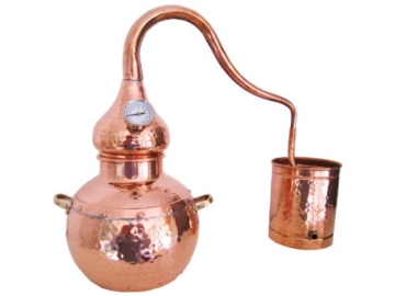 Destille Alambic Classico aus Kupfer 2L mit Thermometer (anmeldefrei) - 1