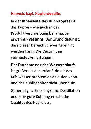 Dr. Richter® Destille 2 Liter Alquitara Premium (3 Siebe) für ätherische Öle / Hydrolate (anmeldefrei) 2L - 5